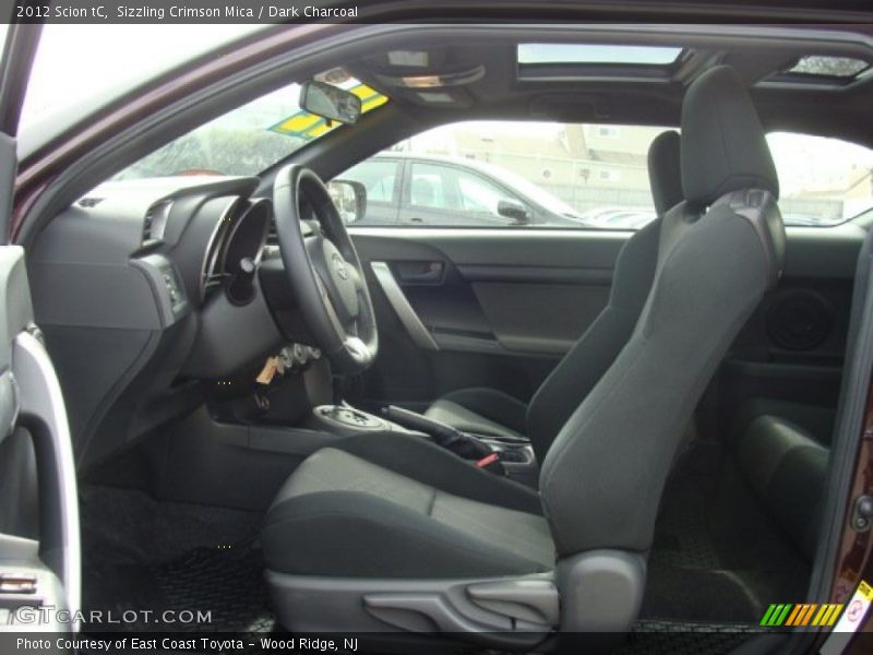 Sizzling Crimson Mica / Dark Charcoal 2012 Scion tC