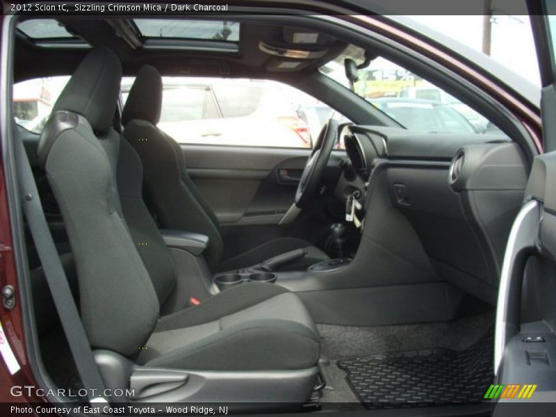 Sizzling Crimson Mica / Dark Charcoal 2012 Scion tC