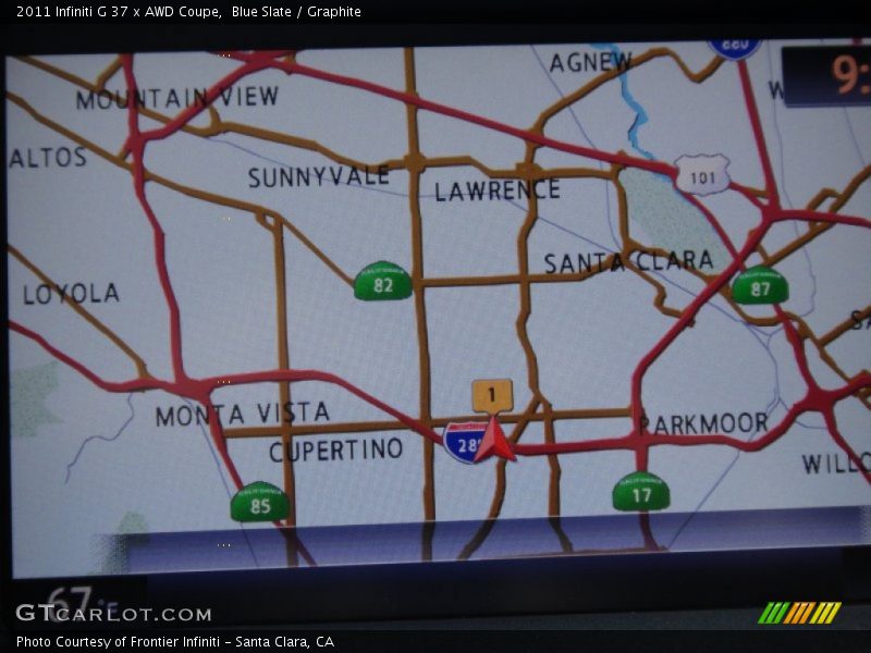 Blue Slate / Graphite 2011 Infiniti G 37 x AWD Coupe