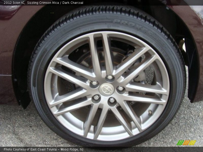 Sizzling Crimson Mica / Dark Charcoal 2012 Scion tC