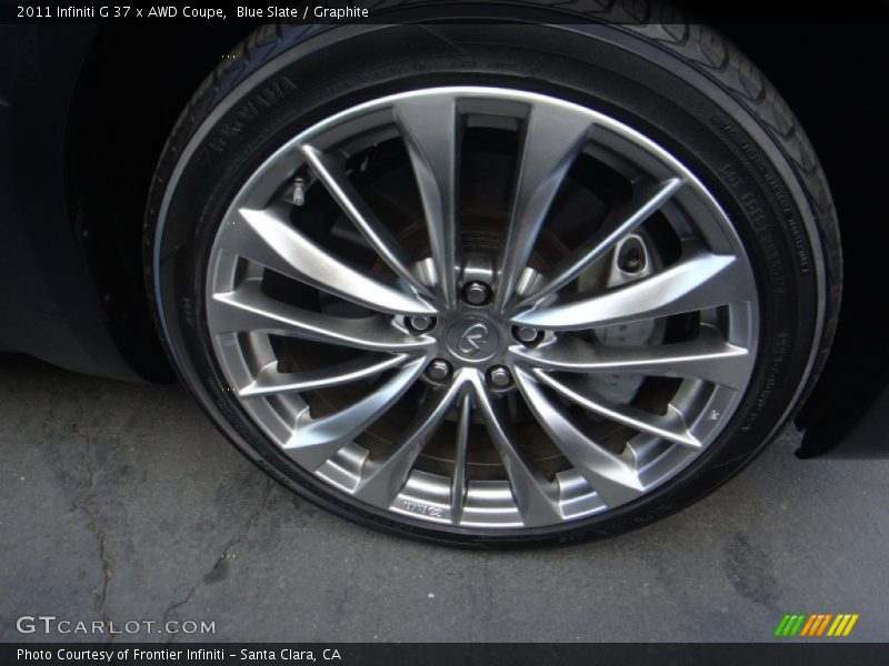 Blue Slate / Graphite 2011 Infiniti G 37 x AWD Coupe
