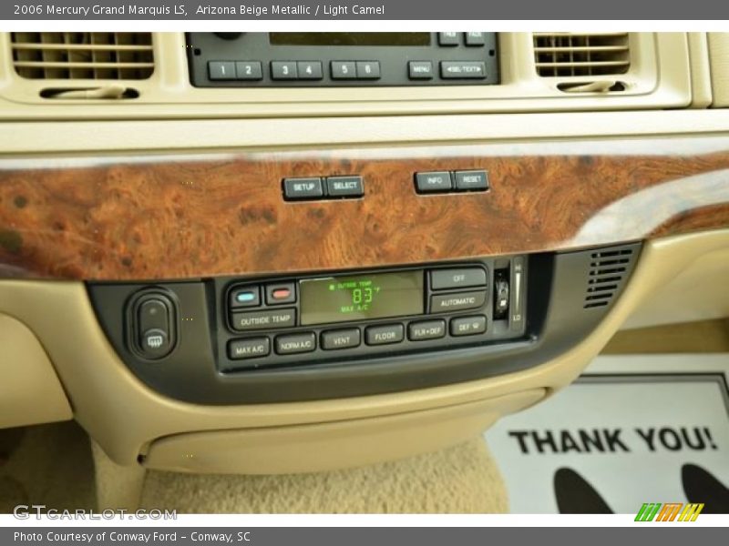 Controls of 2006 Grand Marquis LS