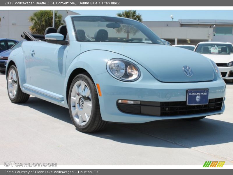 Denim Blue / Titan Black 2013 Volkswagen Beetle 2.5L Convertible