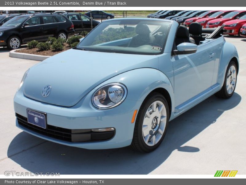 Denim Blue / Titan Black 2013 Volkswagen Beetle 2.5L Convertible