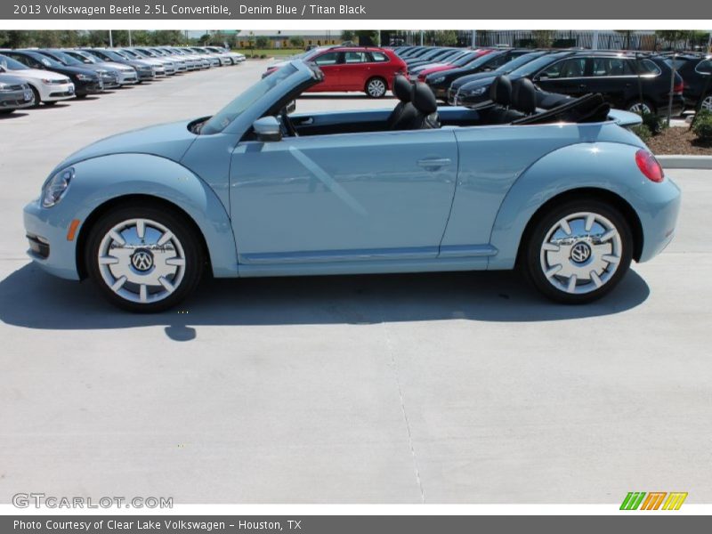 Denim Blue / Titan Black 2013 Volkswagen Beetle 2.5L Convertible