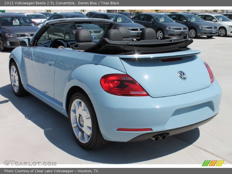 Denim Blue / Titan Black 2013 Volkswagen Beetle 2.5L Convertible