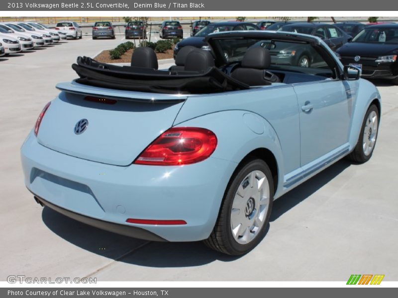 Denim Blue / Titan Black 2013 Volkswagen Beetle 2.5L Convertible