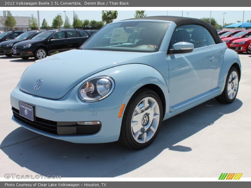 Denim Blue / Titan Black 2013 Volkswagen Beetle 2.5L Convertible