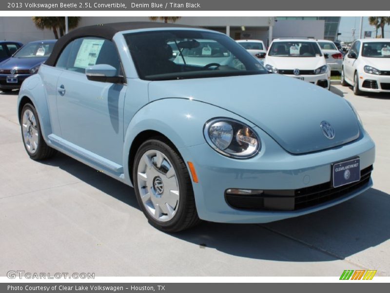 Denim Blue / Titan Black 2013 Volkswagen Beetle 2.5L Convertible