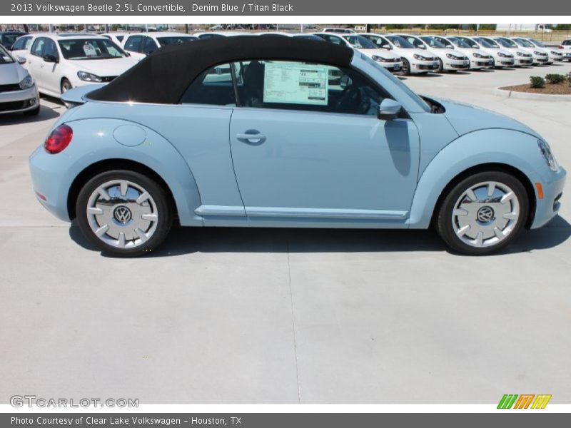 Denim Blue / Titan Black 2013 Volkswagen Beetle 2.5L Convertible