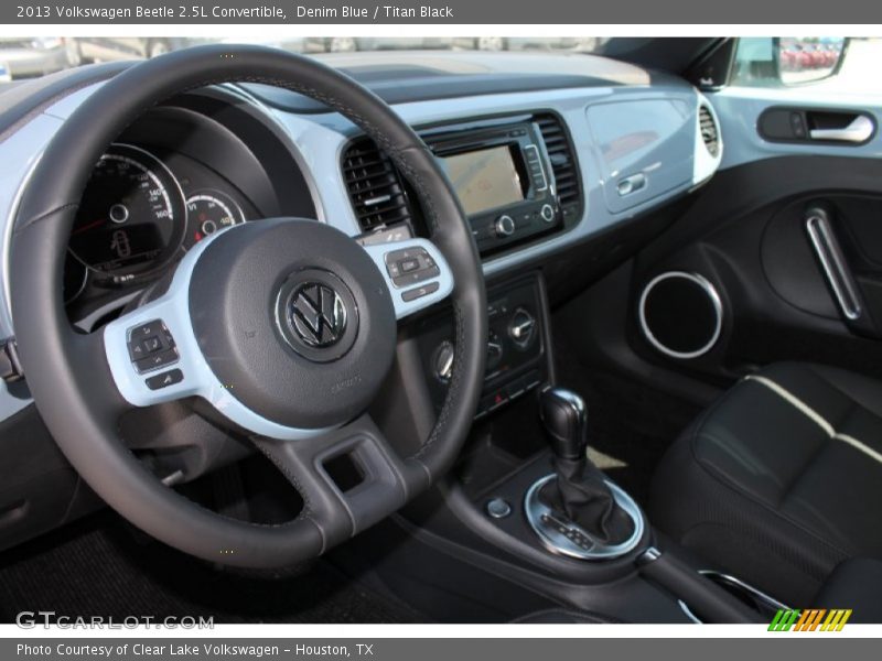 Denim Blue / Titan Black 2013 Volkswagen Beetle 2.5L Convertible