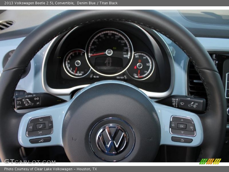 Denim Blue / Titan Black 2013 Volkswagen Beetle 2.5L Convertible