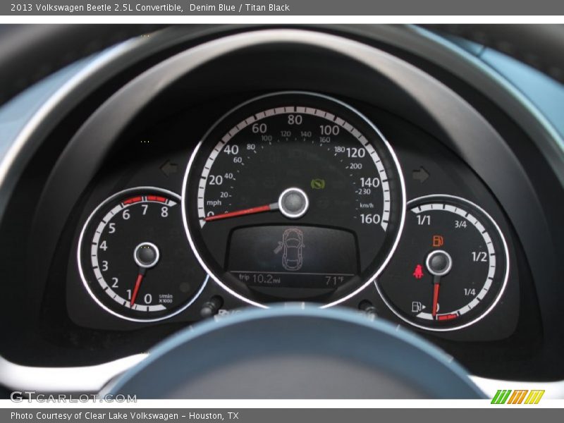 Denim Blue / Titan Black 2013 Volkswagen Beetle 2.5L Convertible