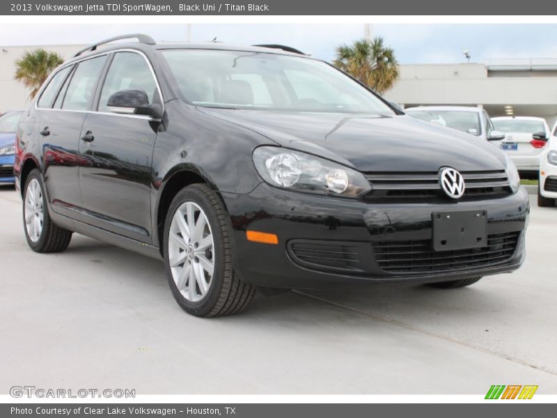 Black Uni / Titan Black 2013 Volkswagen Jetta TDI SportWagen