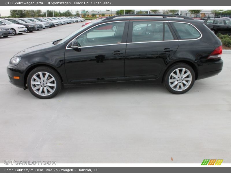 Black Uni / Titan Black 2013 Volkswagen Jetta TDI SportWagen