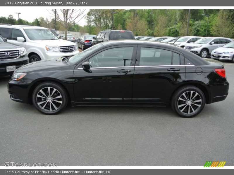 Black / Black 2012 Chrysler 200 Touring Sedan
