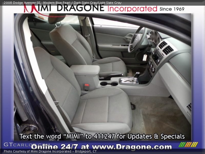 Modern Blue Pearl / Dark Slate Gray/Light Slate Gray 2008 Dodge Avenger SE