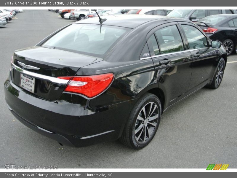 Black / Black 2012 Chrysler 200 Touring Sedan