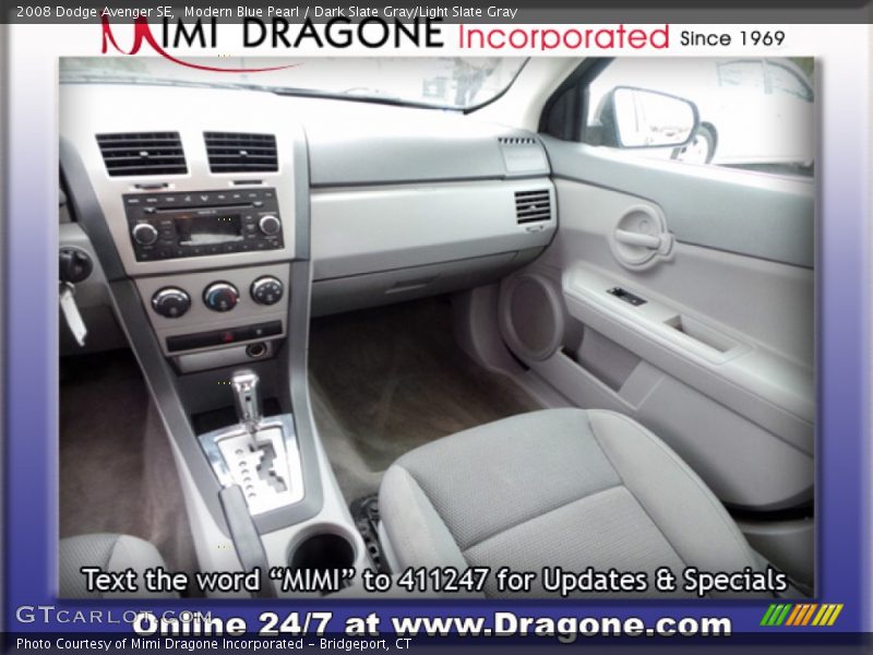 Modern Blue Pearl / Dark Slate Gray/Light Slate Gray 2008 Dodge Avenger SE