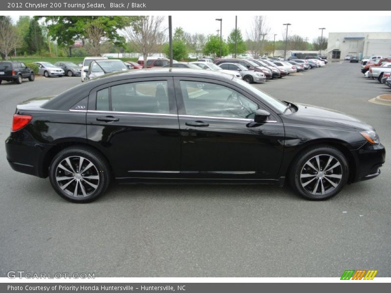 Black / Black 2012 Chrysler 200 Touring Sedan