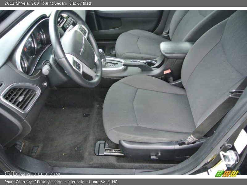 Black / Black 2012 Chrysler 200 Touring Sedan