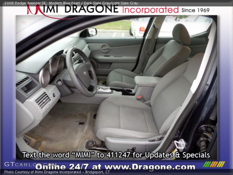 Modern Blue Pearl / Dark Slate Gray/Light Slate Gray 2008 Dodge Avenger SE