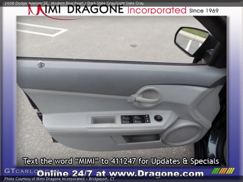 Modern Blue Pearl / Dark Slate Gray/Light Slate Gray 2008 Dodge Avenger SE