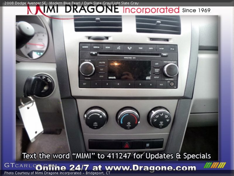 Modern Blue Pearl / Dark Slate Gray/Light Slate Gray 2008 Dodge Avenger SE