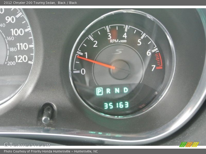 Black / Black 2012 Chrysler 200 Touring Sedan