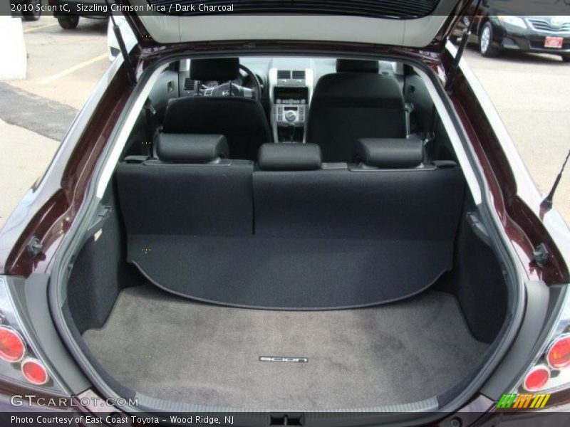 Sizzling Crimson Mica / Dark Charcoal 2010 Scion tC