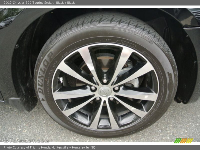 Black / Black 2012 Chrysler 200 Touring Sedan