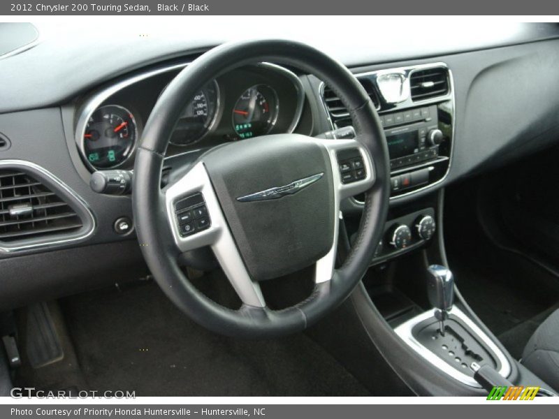 Black / Black 2012 Chrysler 200 Touring Sedan