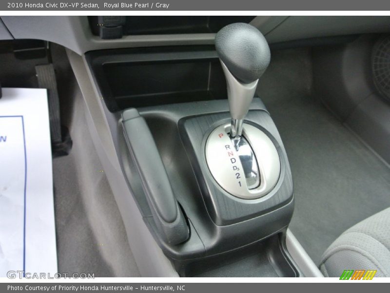 Royal Blue Pearl / Gray 2010 Honda Civic DX-VP Sedan