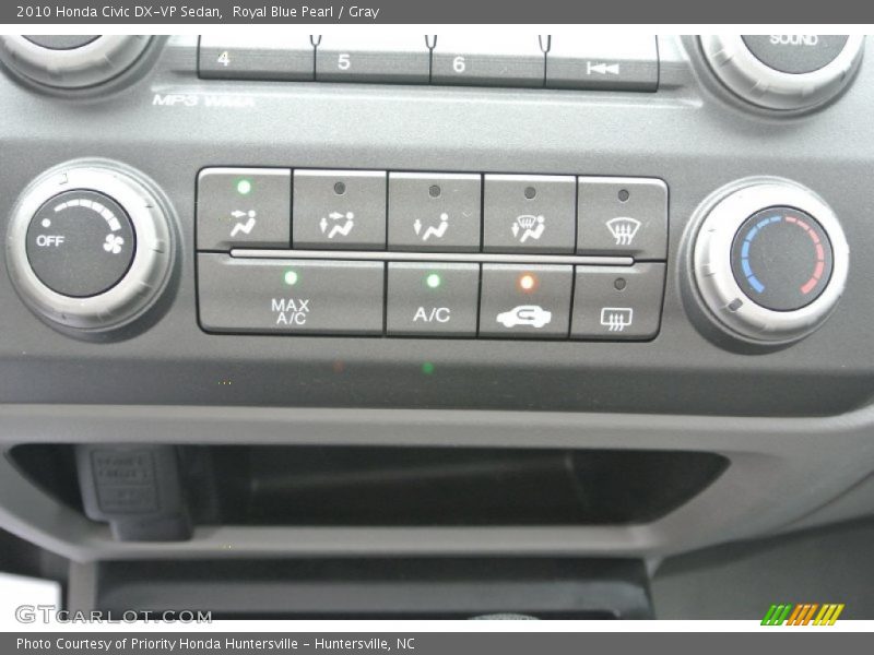 Royal Blue Pearl / Gray 2010 Honda Civic DX-VP Sedan