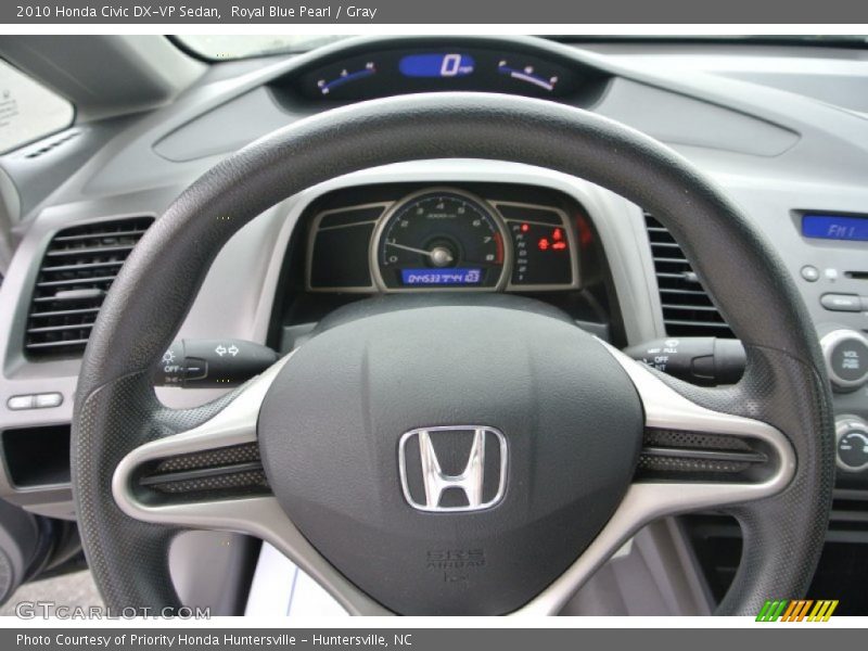 Royal Blue Pearl / Gray 2010 Honda Civic DX-VP Sedan