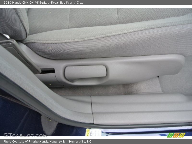Royal Blue Pearl / Gray 2010 Honda Civic DX-VP Sedan