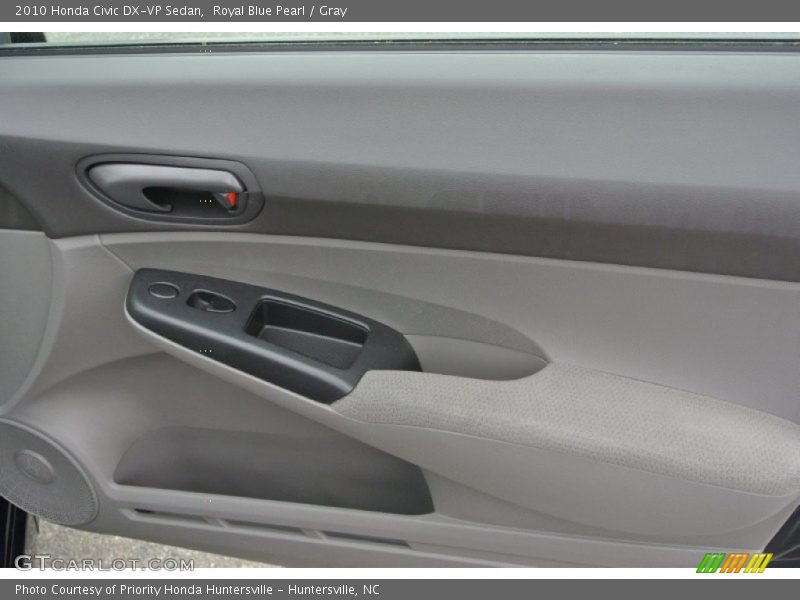 Royal Blue Pearl / Gray 2010 Honda Civic DX-VP Sedan
