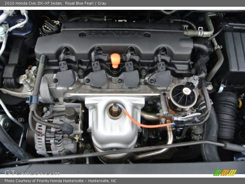 Royal Blue Pearl / Gray 2010 Honda Civic DX-VP Sedan
