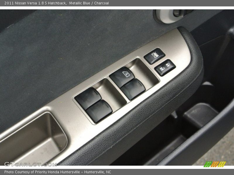 Metallic Blue / Charcoal 2011 Nissan Versa 1.8 S Hatchback