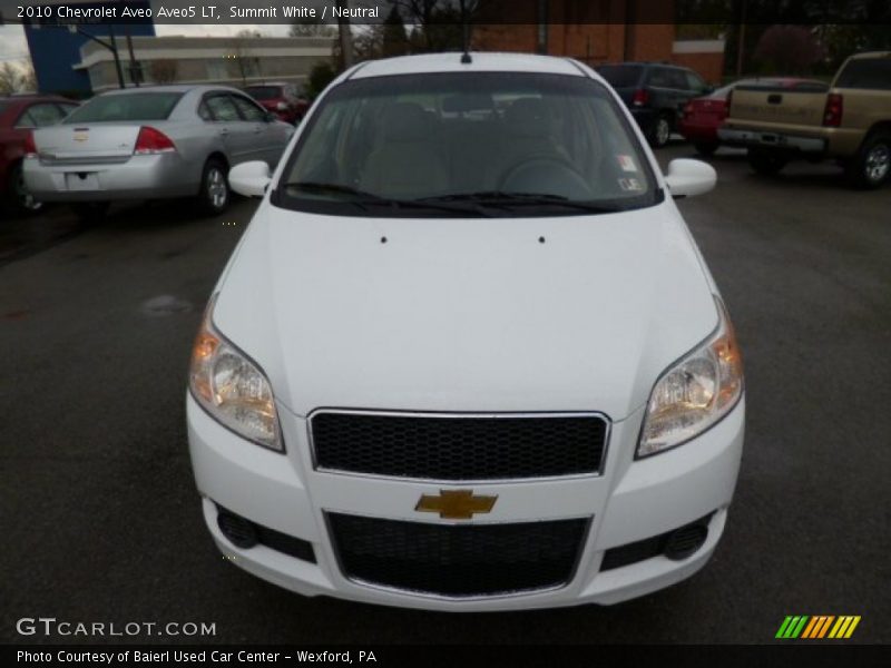 Summit White / Neutral 2010 Chevrolet Aveo Aveo5 LT