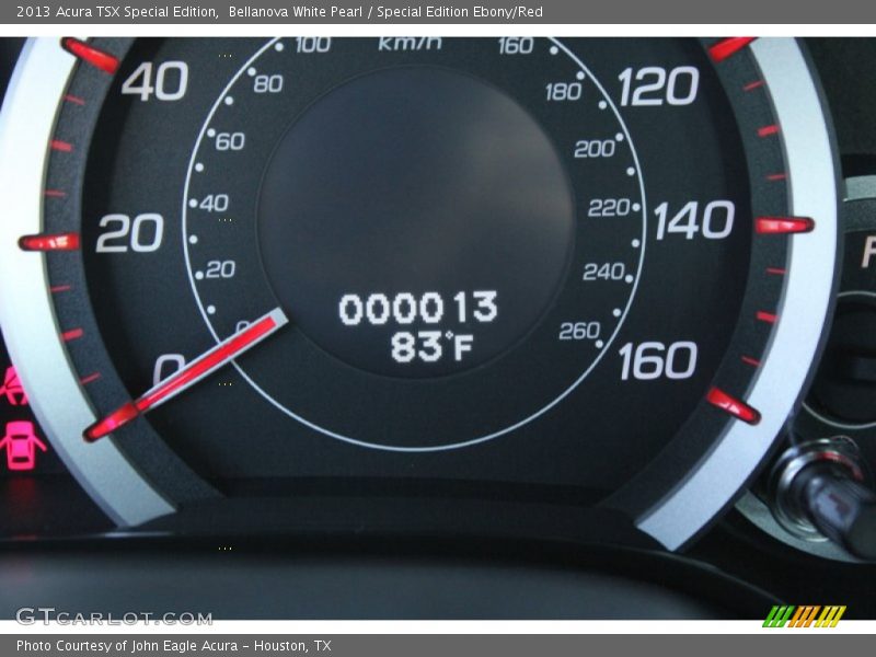 Bellanova White Pearl / Special Edition Ebony/Red 2013 Acura TSX Special Edition