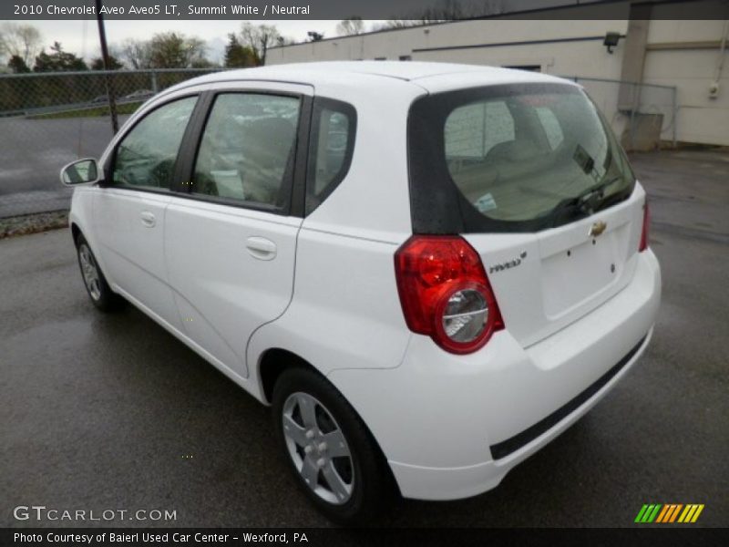 Summit White / Neutral 2010 Chevrolet Aveo Aveo5 LT
