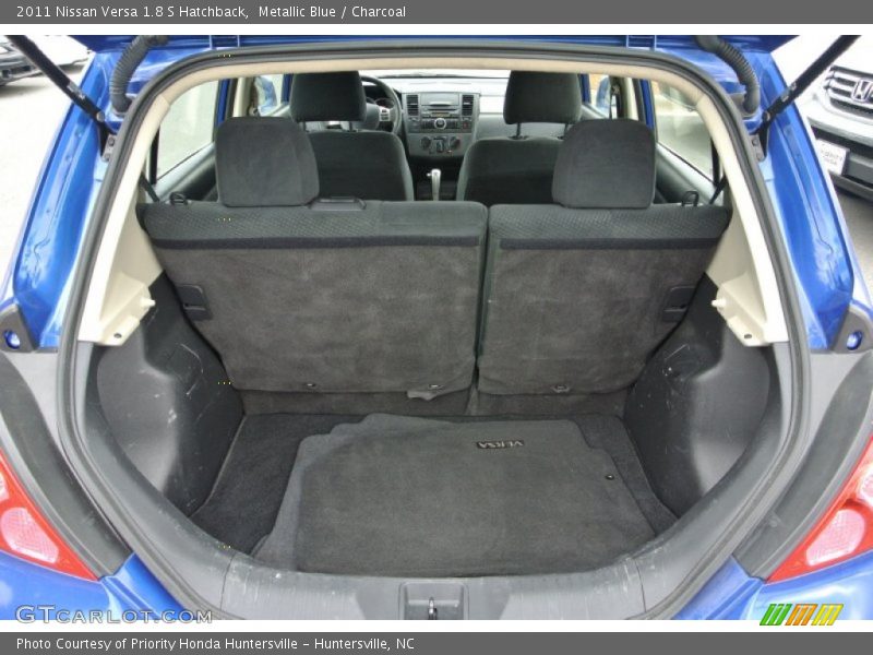 Metallic Blue / Charcoal 2011 Nissan Versa 1.8 S Hatchback