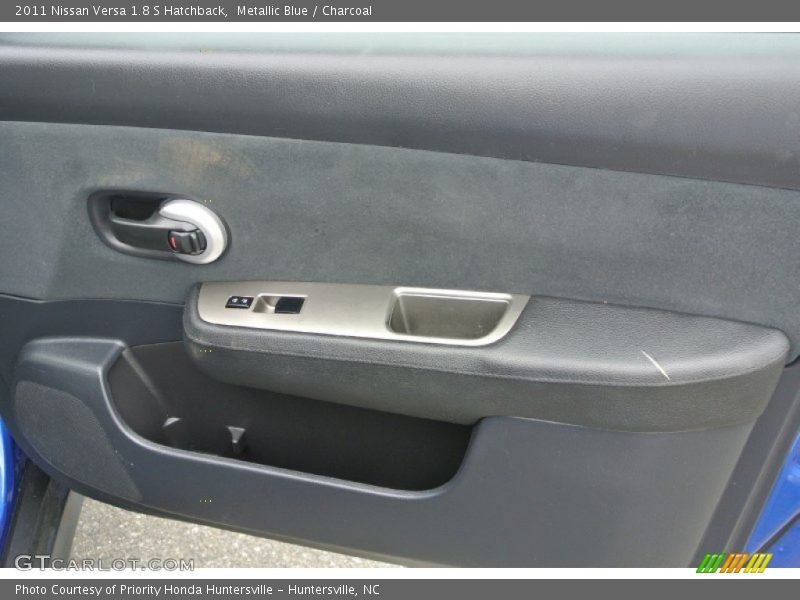 Metallic Blue / Charcoal 2011 Nissan Versa 1.8 S Hatchback