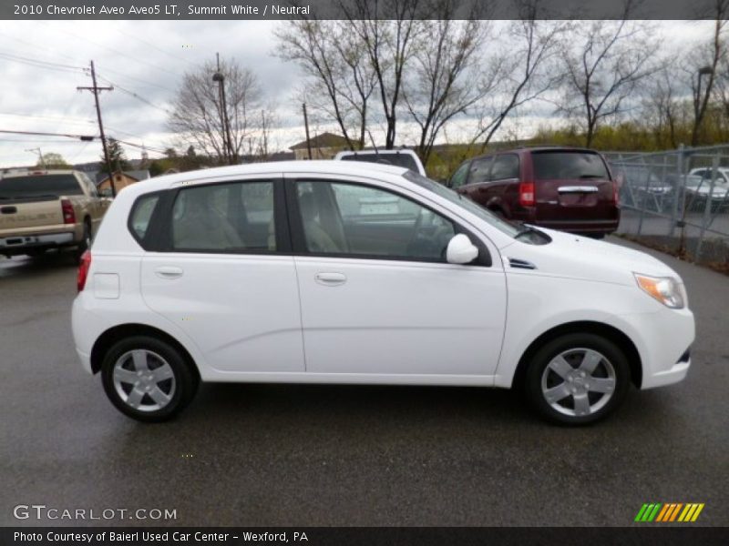Summit White / Neutral 2010 Chevrolet Aveo Aveo5 LT