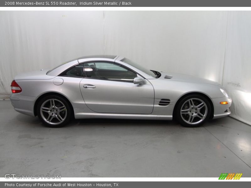 Iridium Silver Metallic / Black 2008 Mercedes-Benz SL 550 Roadster