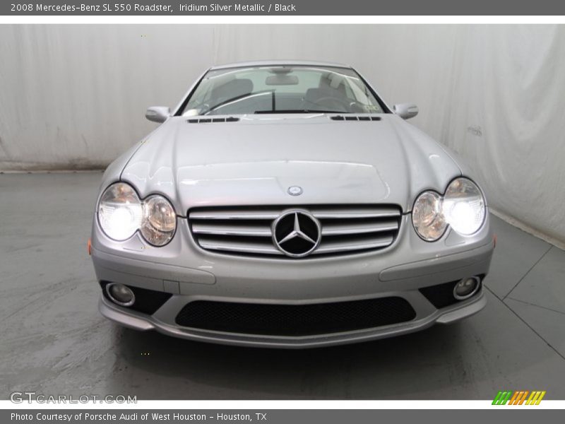 Iridium Silver Metallic / Black 2008 Mercedes-Benz SL 550 Roadster