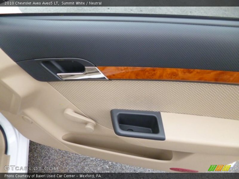 Summit White / Neutral 2010 Chevrolet Aveo Aveo5 LT