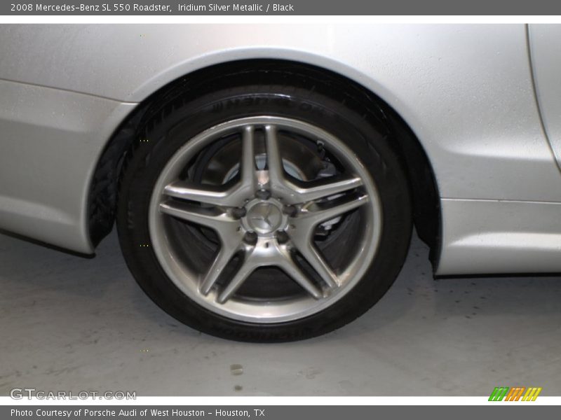 Iridium Silver Metallic / Black 2008 Mercedes-Benz SL 550 Roadster
