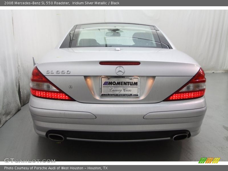 Iridium Silver Metallic / Black 2008 Mercedes-Benz SL 550 Roadster